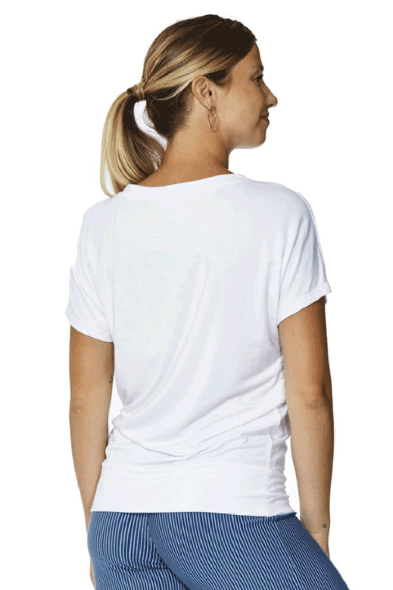 Arianne MARIE Short Sleeve Top 7301 White