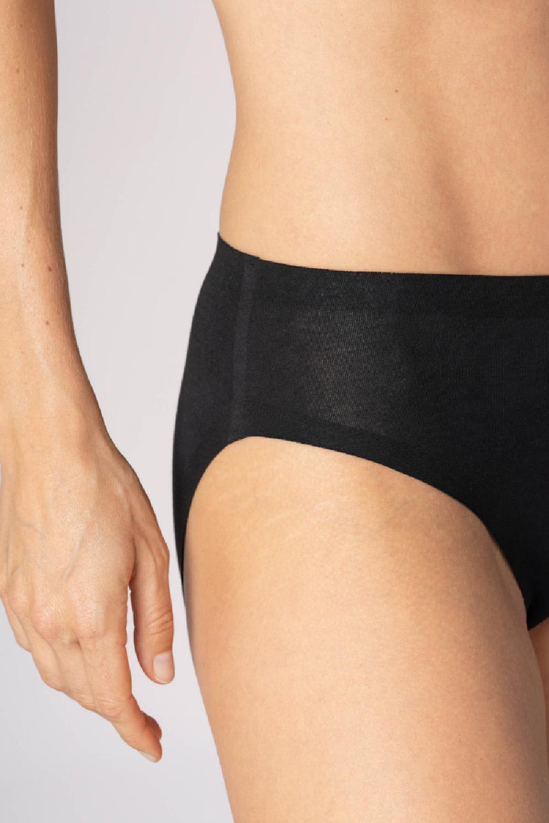 MEY Natural Second me American Briefs, Black (79527)