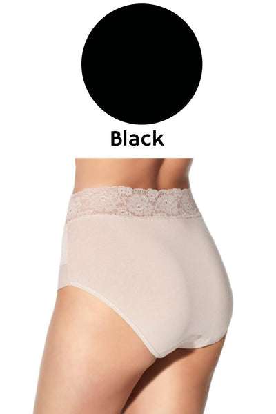 Janira Dolce Cinture High Waist Brief, Black (31785)