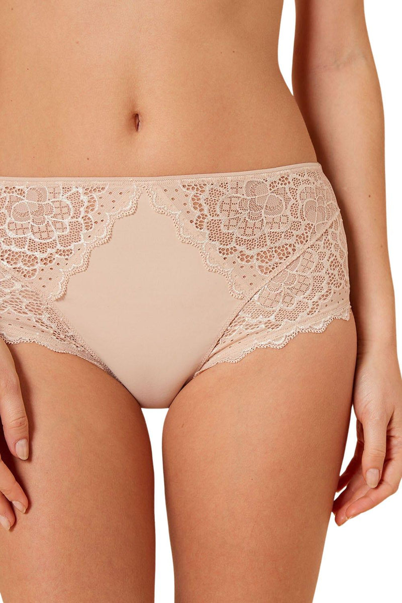 Simone Perele Caresse Deep Brief, Peau rosée (12A770)