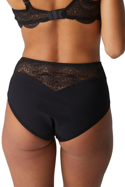 Simone Perele Karma High Waisted Brief, Black (12V770)