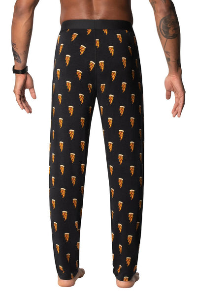 SAXX Sleepwalker Lounge Pant SXLW32-PZB (Black Pizza Bolt)