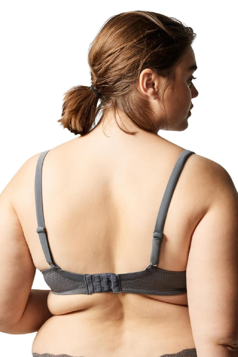 Passionata Brooklyn Plunge T-Shirt Bra 5701 Smokey Grey