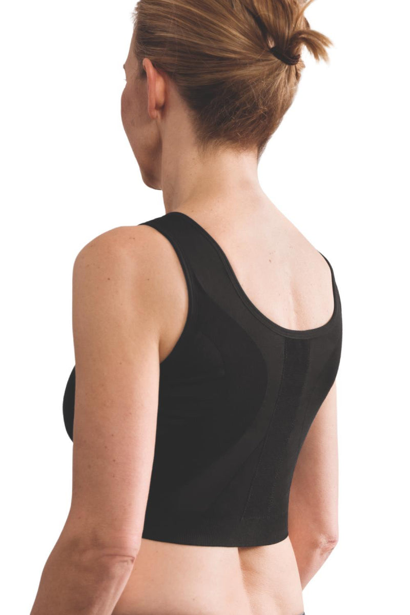 Amoena Leyla Post-Surgical Compression Bra, Black (44606)