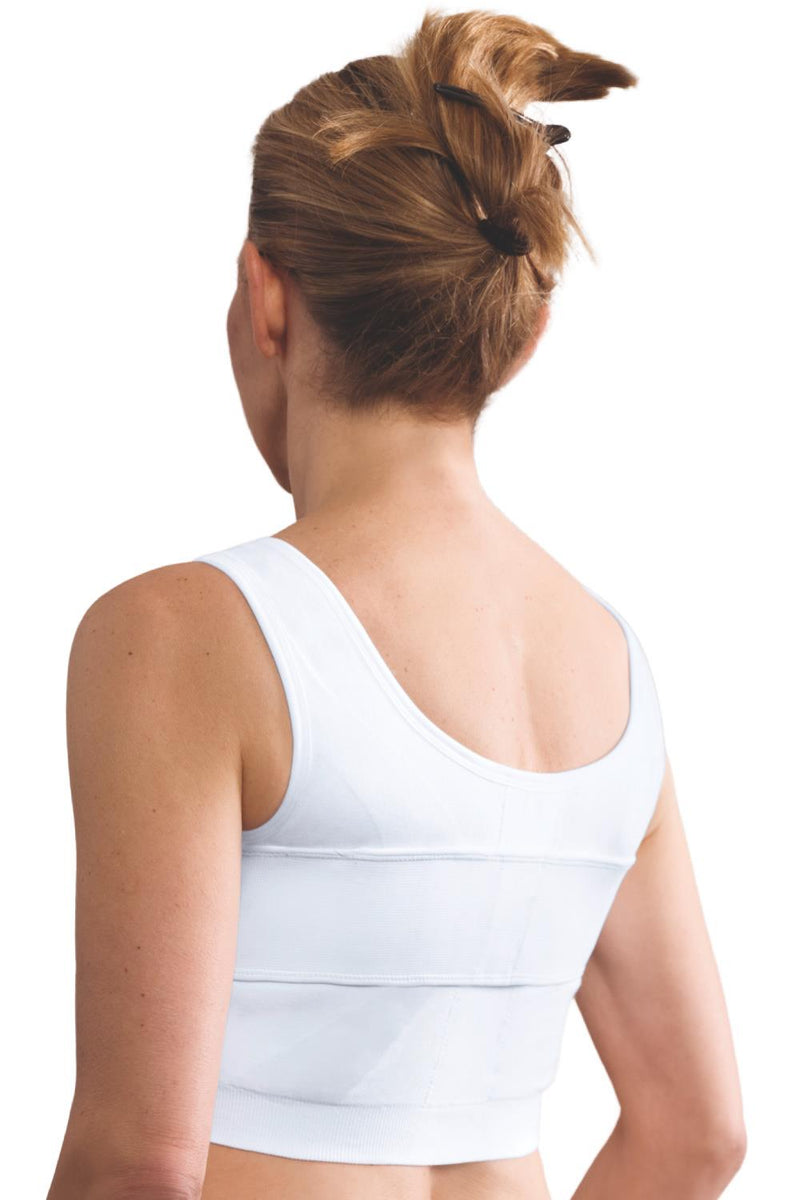 Amoena Leyla Post-Surgical Compression Bra, White (44605)