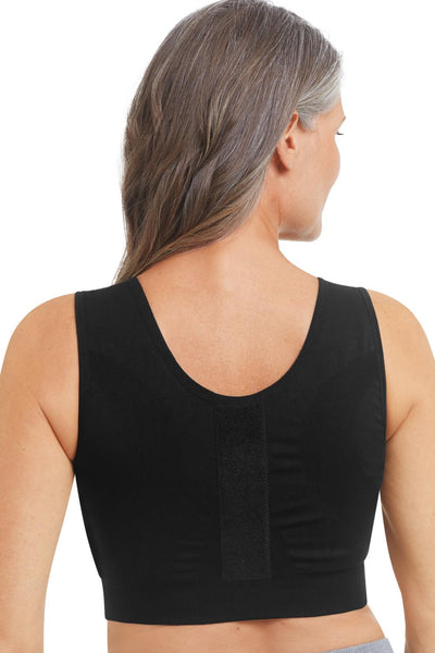 Amoena Sina Seamless Post-Surgical Bra, Black (45008)