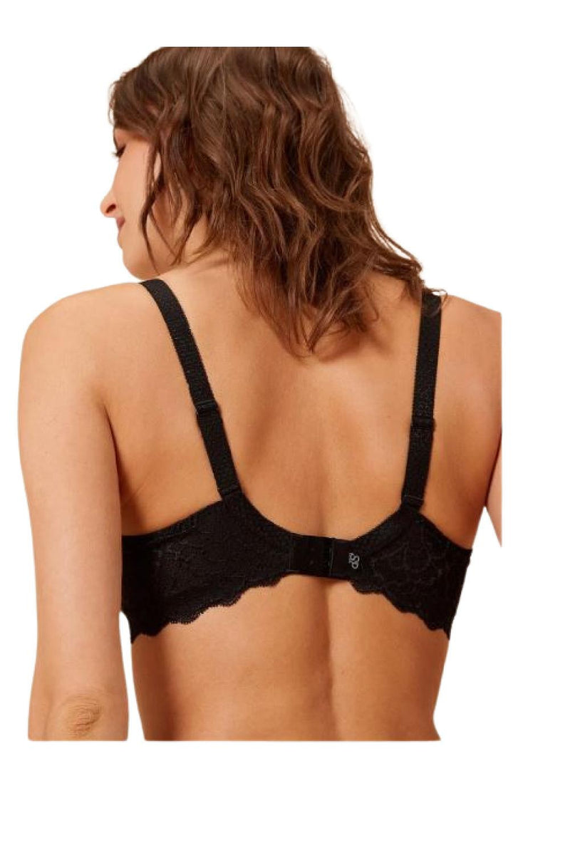 Simone Perele Caresse 3D Plunge Bra, Black (12A316)