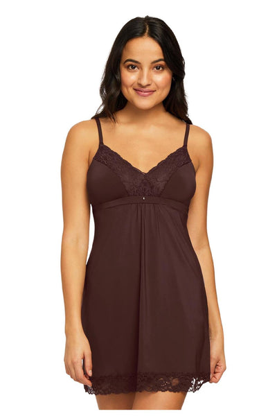 Montelle Bust Support Chemise, Cocoa (9394)