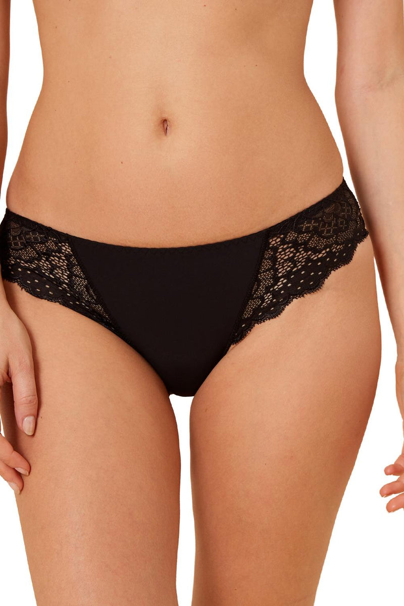 Simone Perele Caresse Bikini Brief, Black (12A720)
