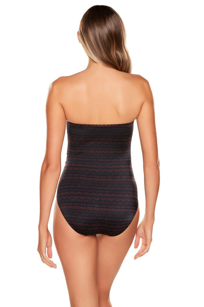 Miraclesuit Mendhika Avanti Bandeau Swimsuit, Multi (6529542)