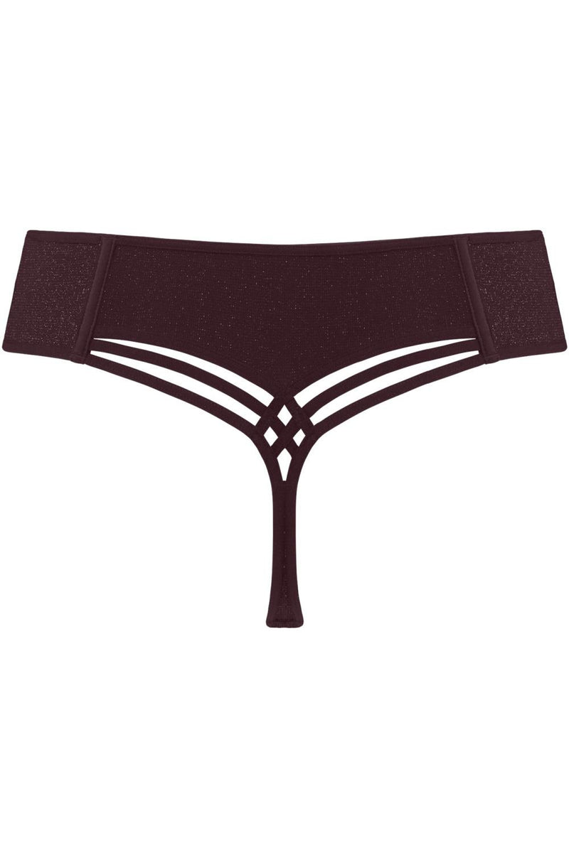 Marlies Dekkers Dame de Paris 7 cm Thong, Aubergine (35532)