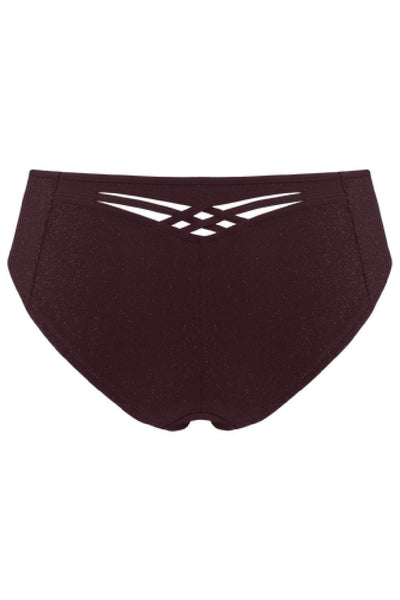 Marlies Dekkers Dame de Paris Brazilian Briefs, Aubergine (35533)