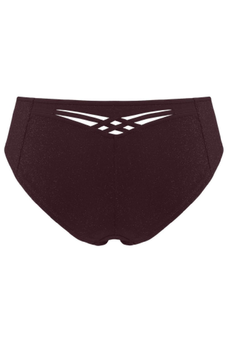 Marlies Dekkers Dame de Paris Brazilian Briefs, Aubergine (35533)
