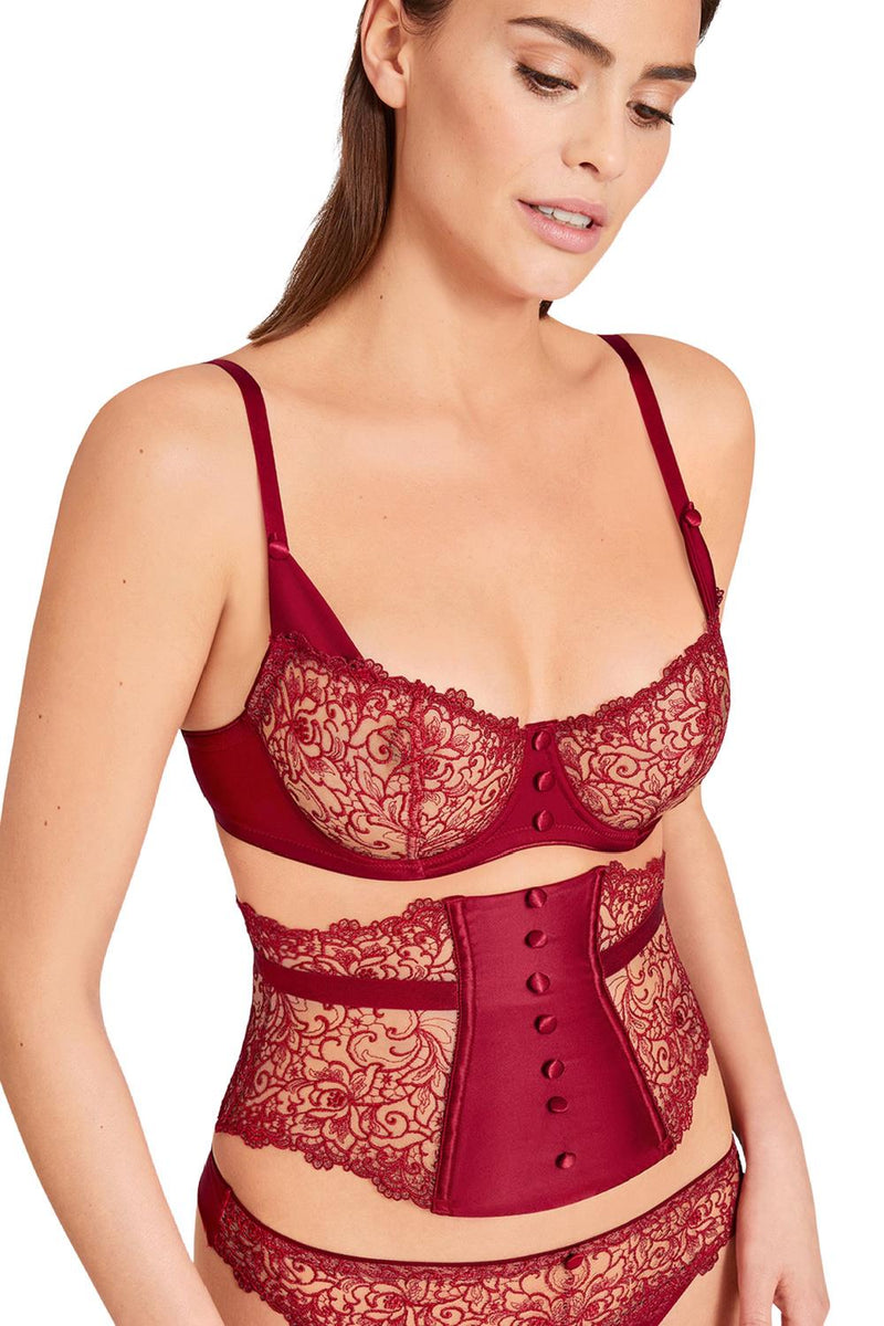 Aubade Tanga, Red Rubis (UC26) KARL LAGERFELD X AUBADE