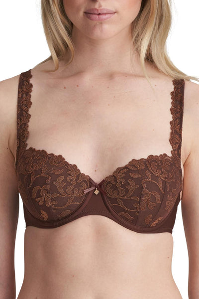 Marie Jo Serena Padded Balcony Bra, Chestnut (0102559)