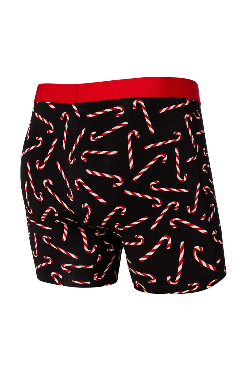 SAXX Vibe Boxer Brief SXBM35-CCB (Black Candy Canes)