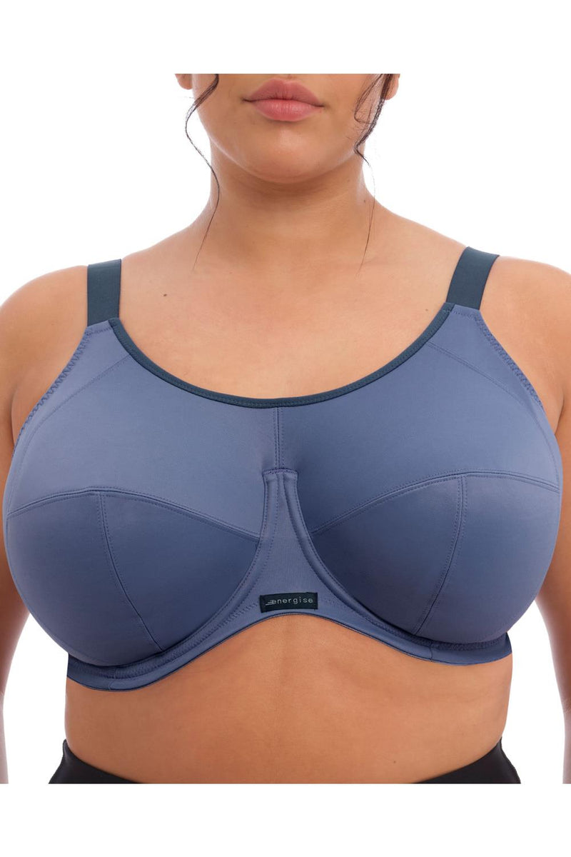 Elomi Energise Sports Bra, Vintage Denim (EL8041)