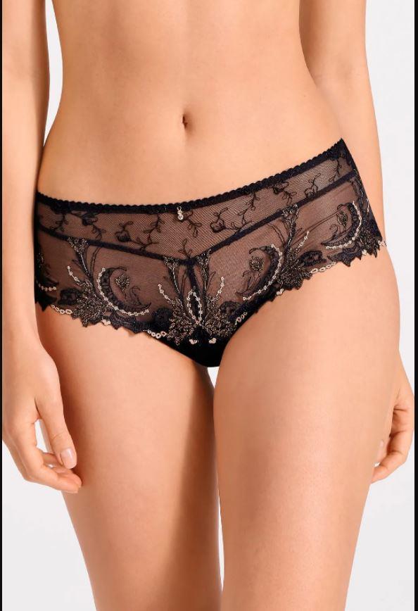 Aubade Amour Precieux St-Tropez Short, Diamant Noir (UD70)