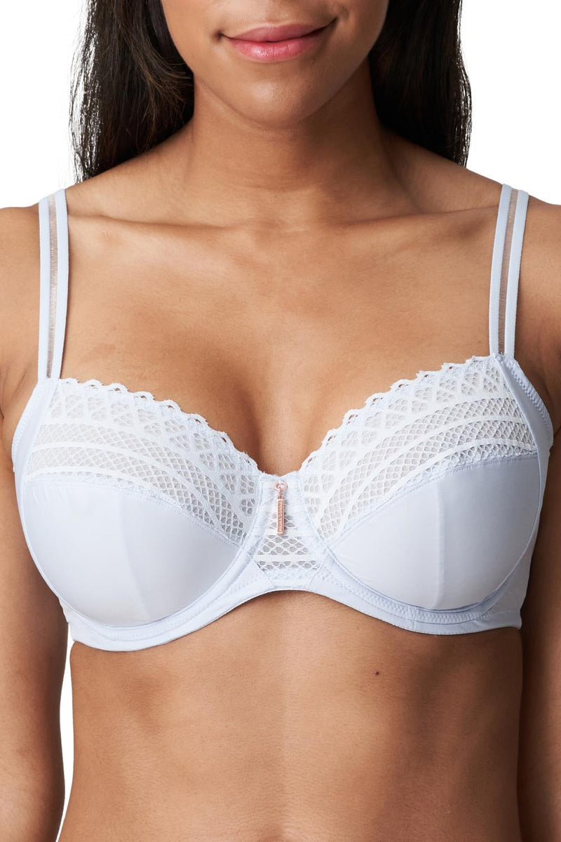 PrimaDonna Twist East End Full Cup Wired Bra, Heather Blue (0141930)