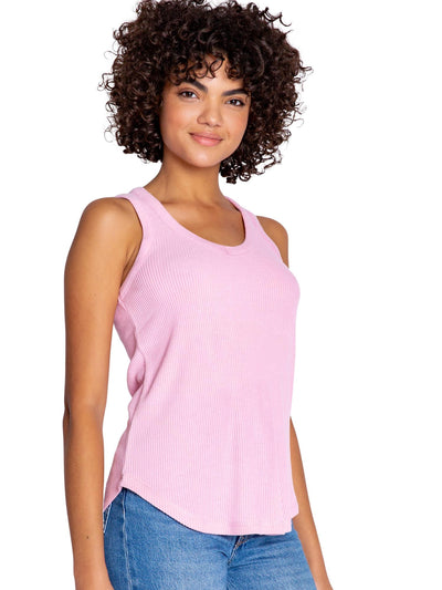 Textured Essentials Tank Top RITETK- LILAC ROSE