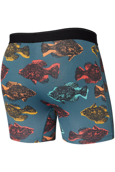 SAXX Quest Boxer Brief SXBB70F-SFB (Shadow Fish-storm blue)