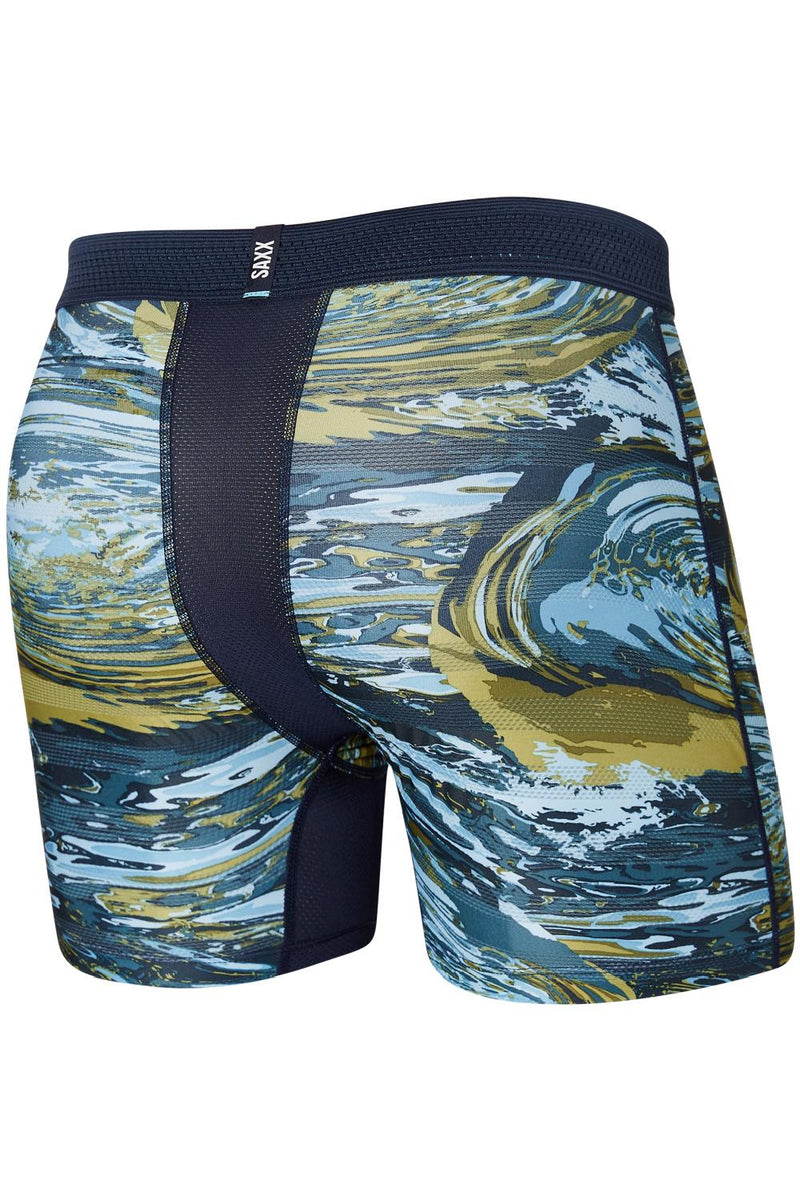 SAXX Hot Shot Boxer Brief SXBB09F-WCI (Water Camo-Dark Ink)