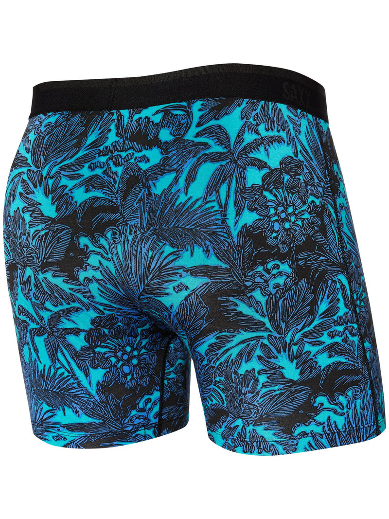 SAXX Platinum Boxer Brief SXBB42F-LTB (Lush Tropics-Racer Blue)