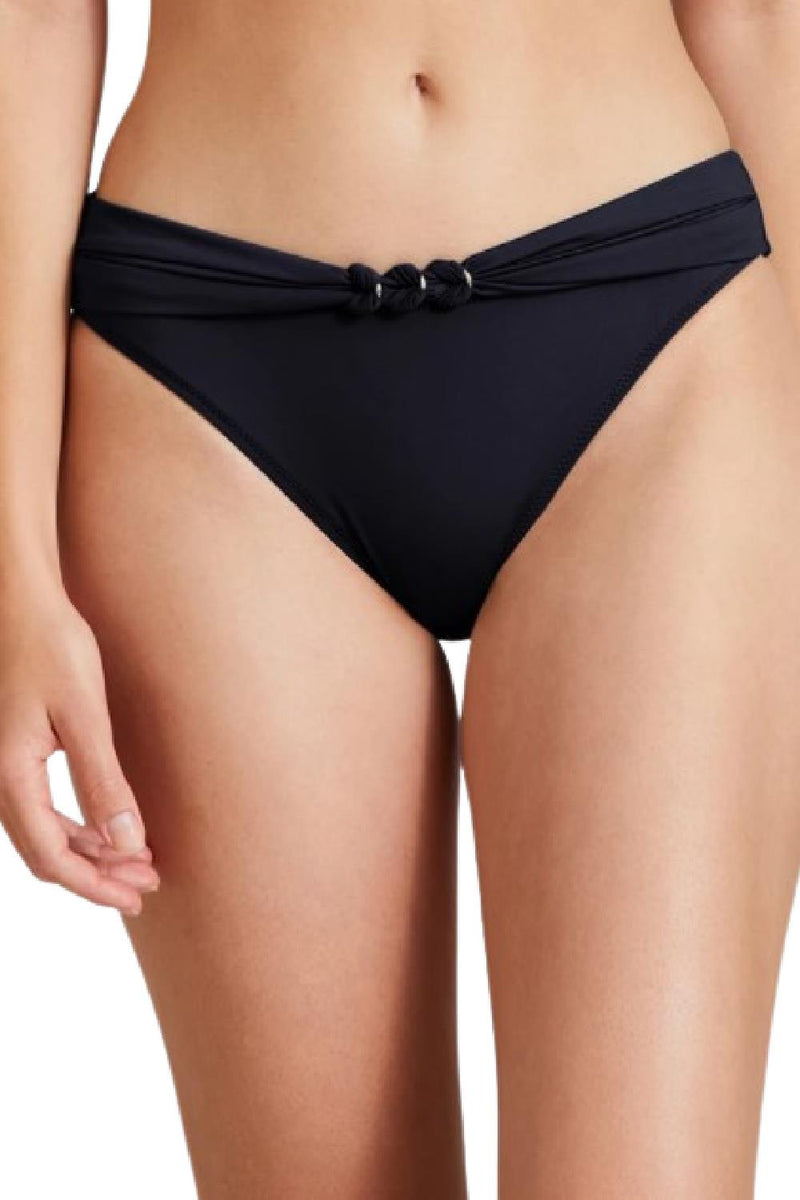 Aubade Ocean Cruise Brazilian Bikini Bottom, Black (IR22)