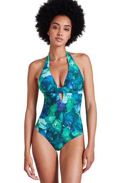 Aubade Deep Green Sea Swimsuit, Peinture (IY67-2)
