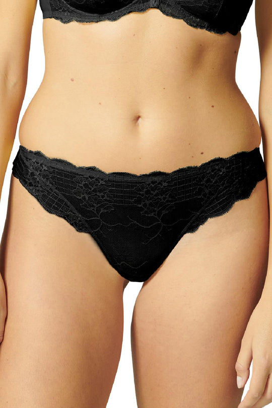 Simone Perele REVE Tanga, Black (12Z710)