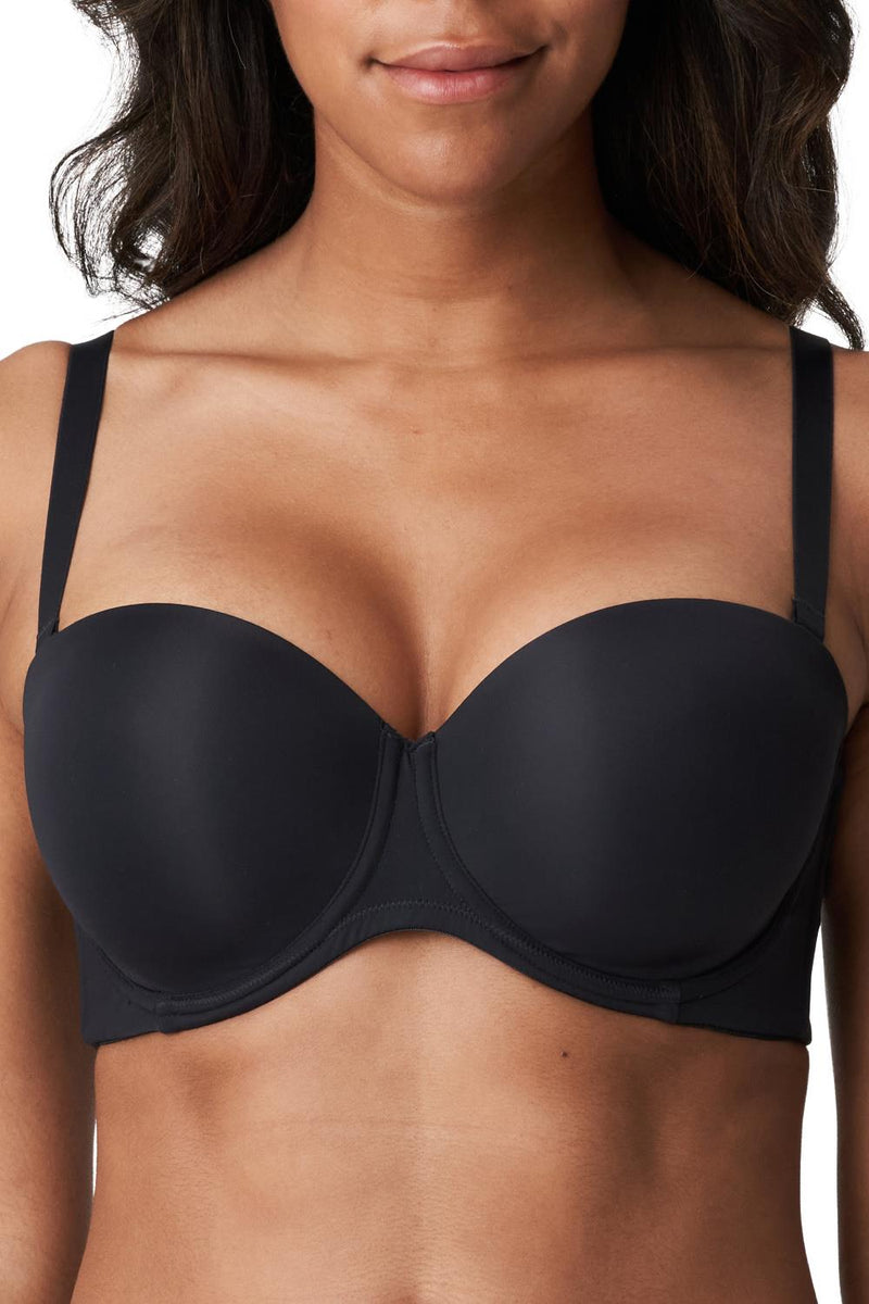 PrimaDonna Figuras Padded Bra Strapless, Charcoal (0263258)