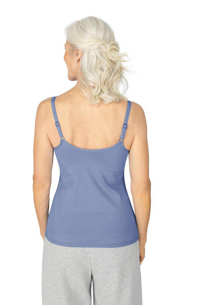 Amoena Valletta Mastectomy Camisole, Midday Blue (44798)