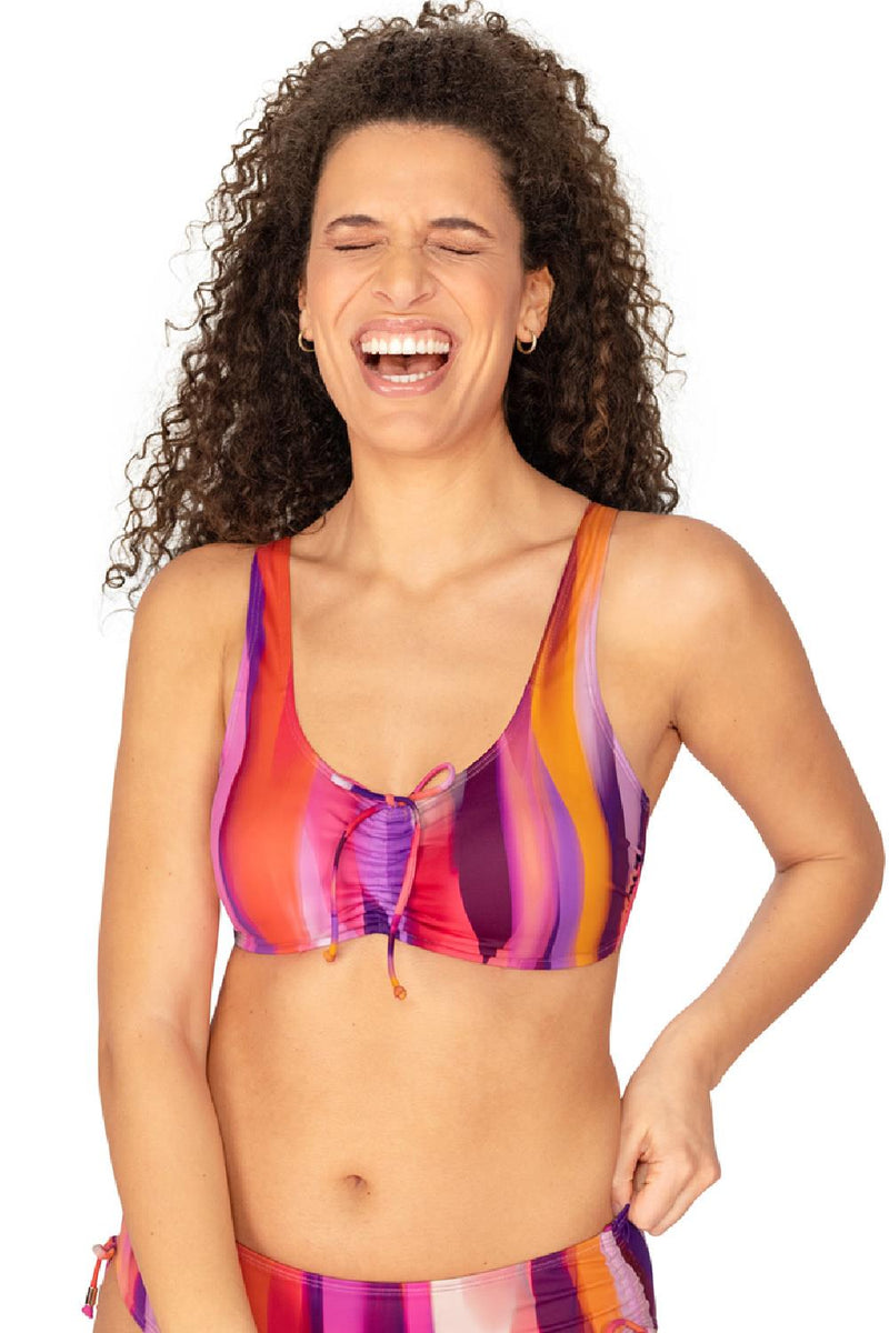 Amoena Sunrise Mastectomy Bikini, Fresh Pink Mix (71549)