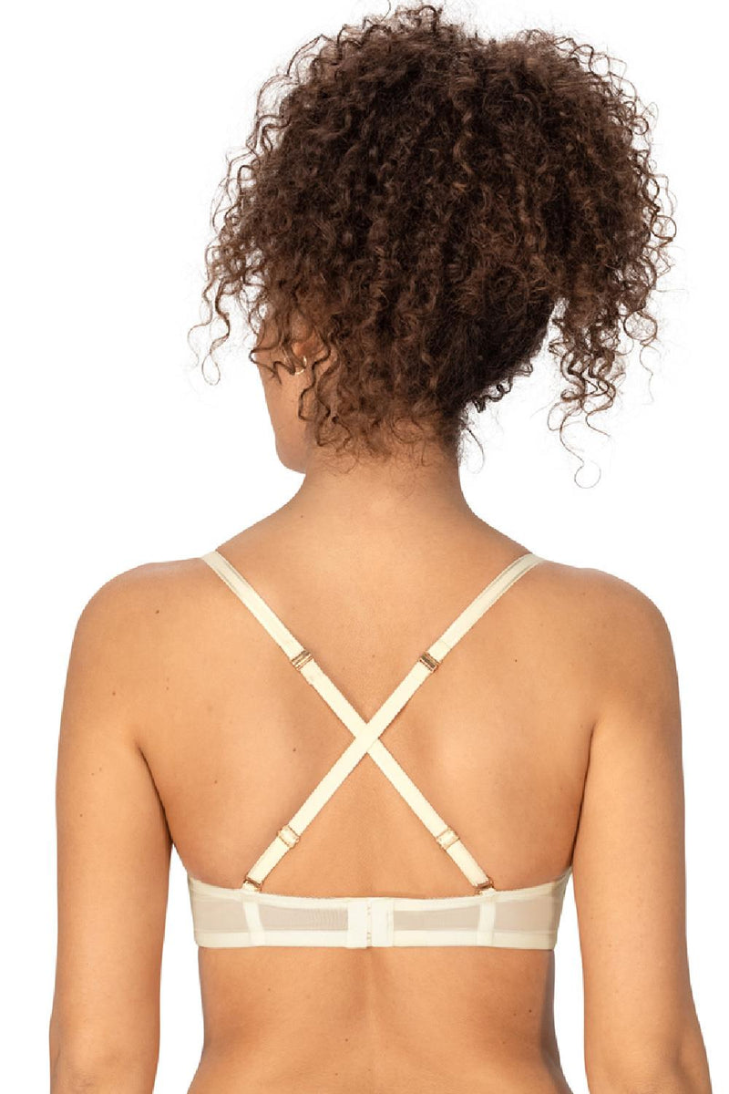 Amoena Daydream Padded Wire-free Bra, Off White/Floral (44795)