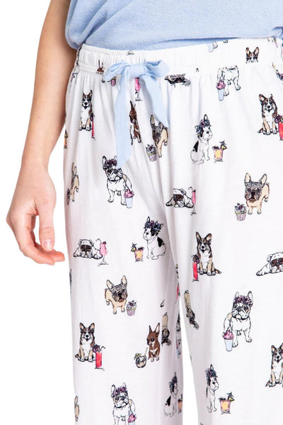 PJ Salvage Playful Prints Dog Pant RDPPP-WHITE