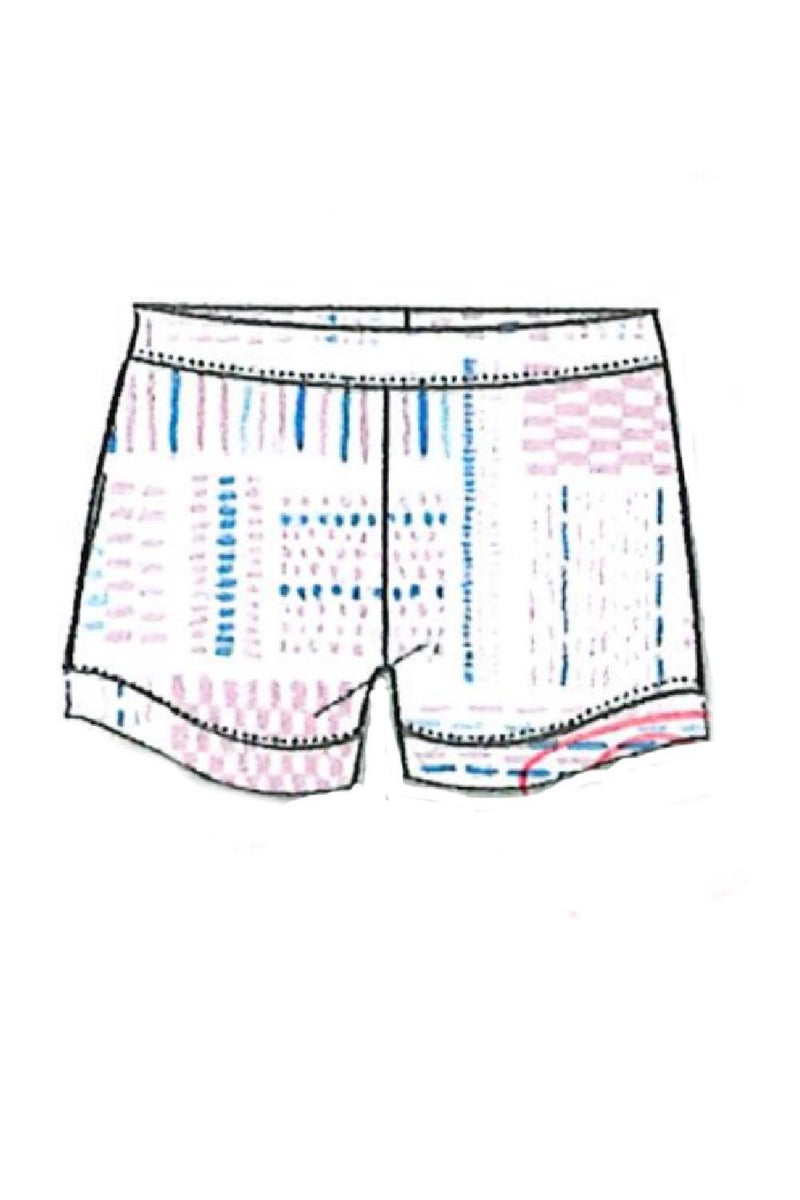 Cool Girl Key Biscayne Sleep Short, Multi (C120401)