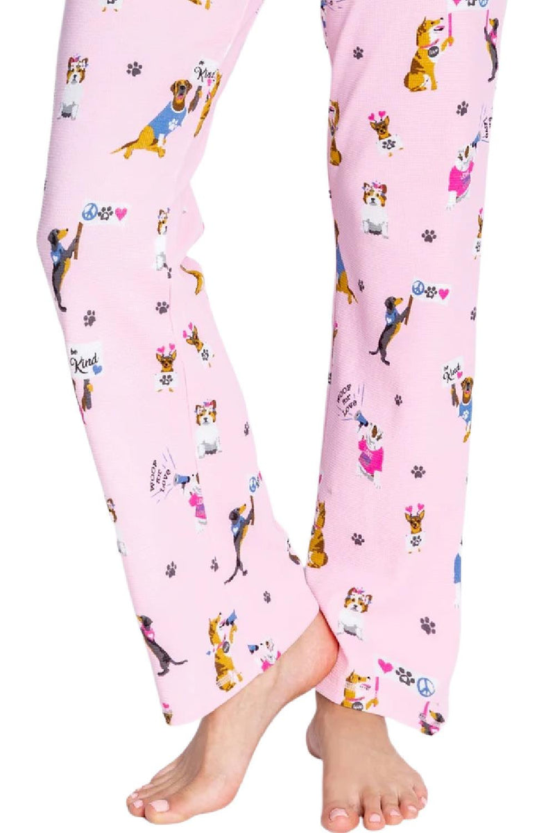 PJ Salvage Woof For Love Jampant REWLP2-BLUSH