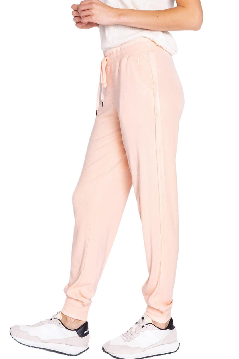 Pastel Dreams Solid Band Pant REPDP2-PEACH