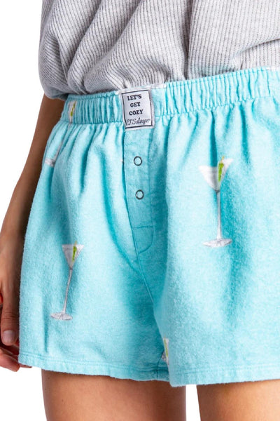 PJ Salvage Flannel Shorts Martini REFLS-MINT