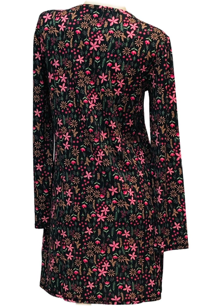 Cool Girl Dusk to Dawn Long Sleeve Sleepshirt, Floral Field (C518201)