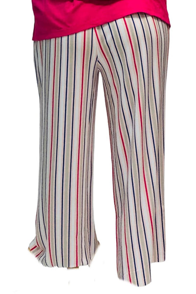 Cool Girl Dusk to Dawn Sleep Capri, Candy Stripes (C221302)