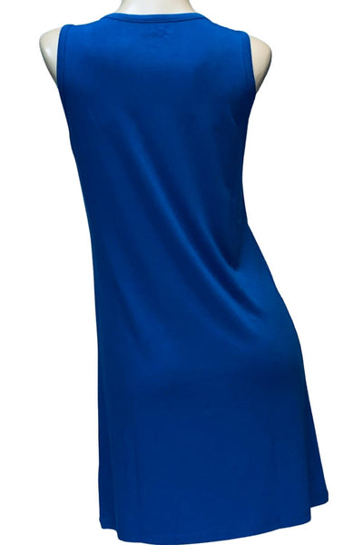 Cool Girl Vacay Ready Sleeveless Sleepshirt, Blue (C319106)