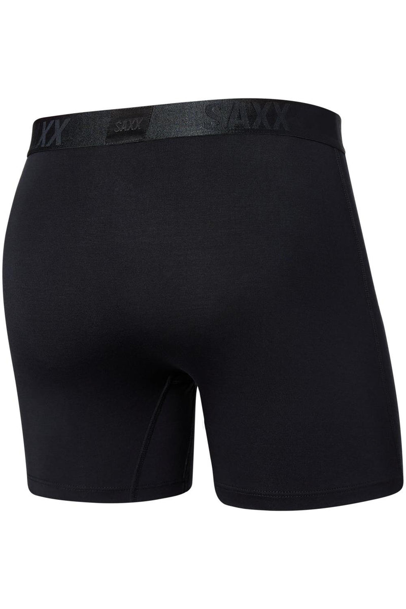 SAXX 22nd Century Silk Boxer Briefs SXBB67-BLK (Black)