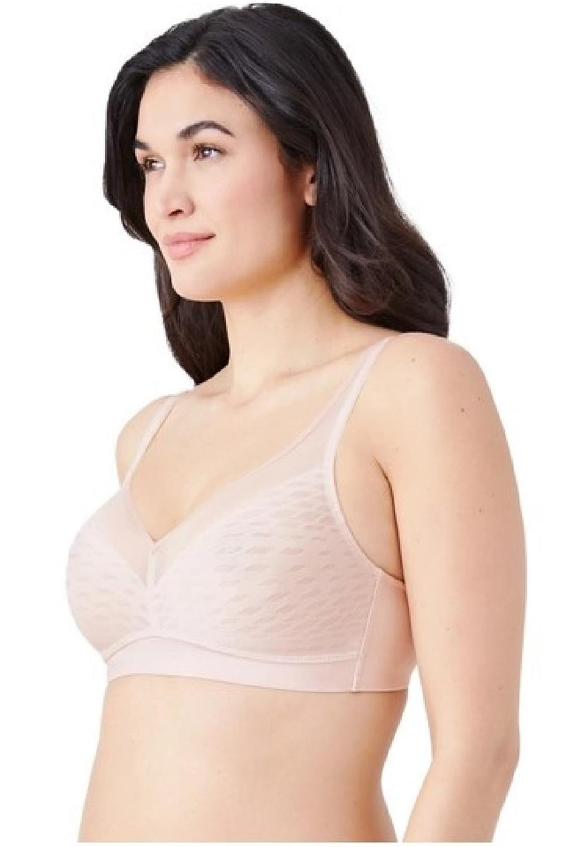 Wacoal Elevated Allure Wirefree Bra 852336 Rose Dust