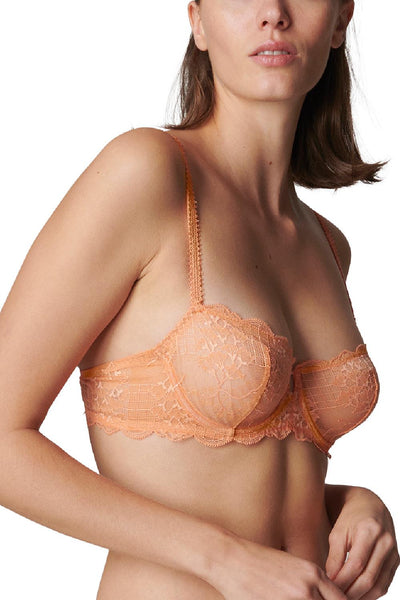 Simone Perele REVE Sheer Demi Bra, Apricot (12Z330)