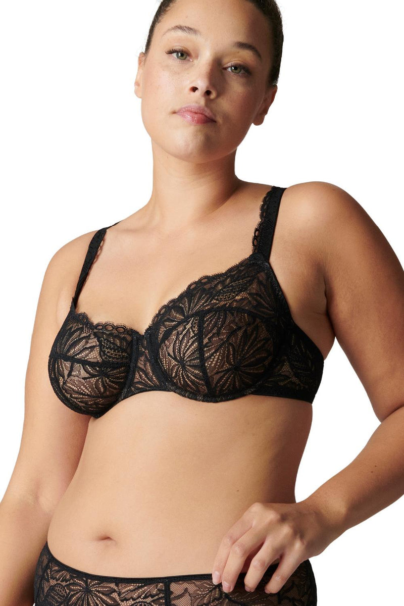 Simone Perele Exotica Demi-cup Bra, Black (1B3330)