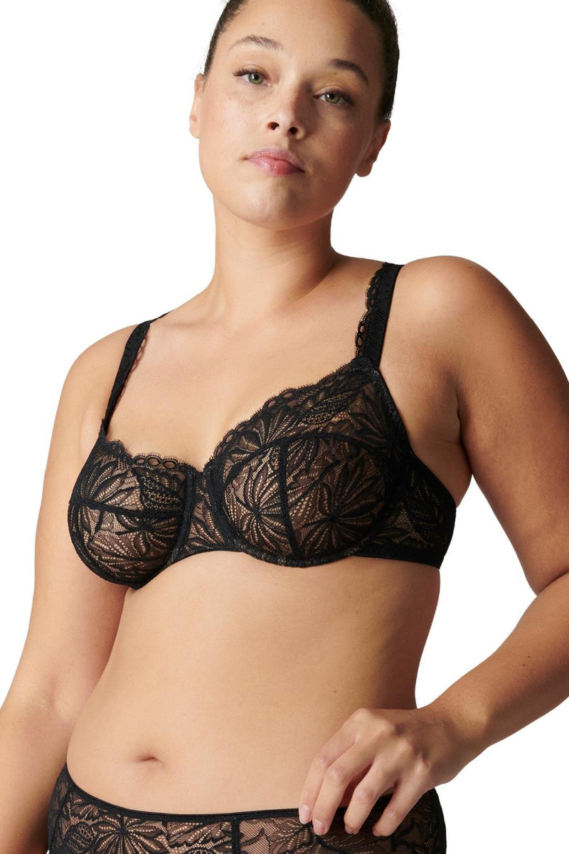 Simone Perele Exotica Demi-cup Bra 1B3330 Black – My Top Drawer