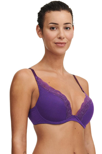 Passionata Brooklyn Plunge T-Shirt Bra 5701 Pansy