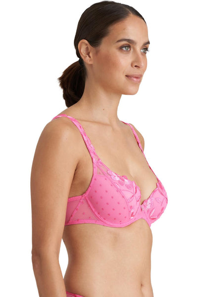 Marie Jo AGNES Padded Plunge Bra, Paradise Pink (0102597)