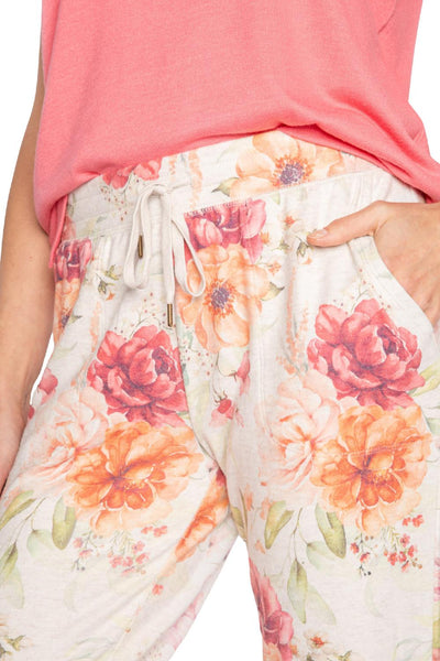 PJ Salvage Brunch In Bed Banded Pant RHBIP2-OATMEAL